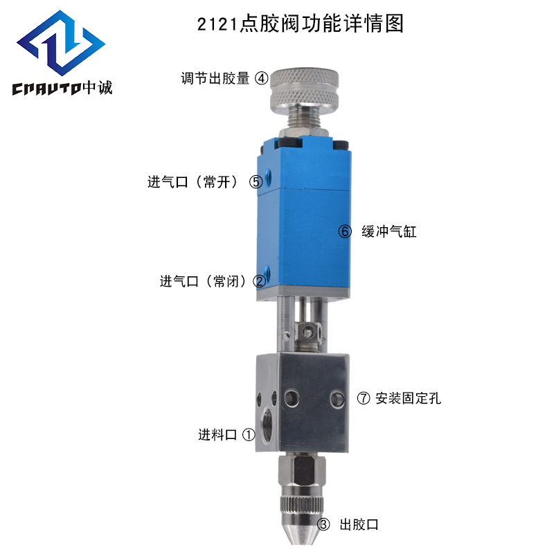 2121点胶阀功能图示